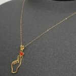 ⁦عقد ذهب عيار 18 الوزن  1.06 جرام⁩ - الصورة ⁦4⁩