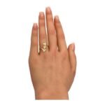 خاتم ذهب عيار 18 الوزن 1.07 جرام