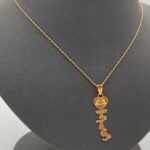 ⁦عقد ياحبي ذهب عيار 21 الوزن 1.81 جرام⁩ - الصورة ⁦5⁩