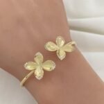 ⁦اسواره ذهب باسكال مفتوحه عيار 18 وزن 8 جرام زوق ملكي⁩ - الصورة ⁦2⁩