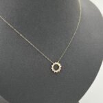 ⁦عقد ذهب عيار 18 الوزن 0.72 جرام⁩ - الصورة ⁦2⁩