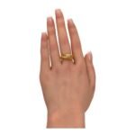 خاتم ذهب عيار 21 الوزن 2.56 جرام