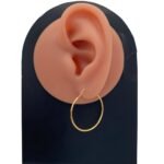 حلق ذهب عيار 21 الوزن 1.05 جرام