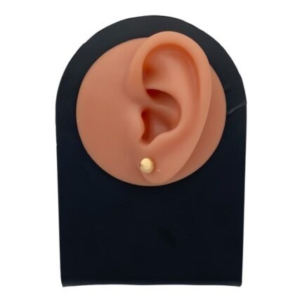 حلق ذهب عيار 18 الوزن 1.22 جرام