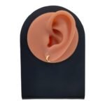 حلق ذهب عيار 18 الوزن 1.76 جرام