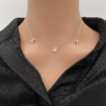 عقد تشوكر ذهب عيار 18 الوزن 1.19 جرام