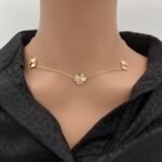 عقد ذهب عيار 18 الوزن 6.49 جرام