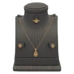 نصف طقم ذهب عيار 21 الوزن 3.03 جرام