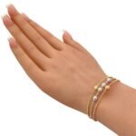 أسوارة هيفاء ذهب عيار 18 الوزن 5.14 جرام