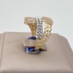 ⁦خاتم ذهب عيار 18 الوزن 3.45 جرام⁩ - الصورة ⁦2⁩