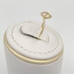 ⁦خاتم ذهب عيار 18 الوزن 0.6 جرام⁩ - الصورة ⁦3⁩