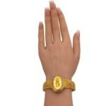 اسوارة اونصه الوردة ذهب عيار 21 وزن 16.13 جم خيار مثالي لإطلالة أنيقة