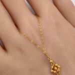 ⁦كف ذهب عيار 21 الوزن 3.51 جرام⁩ - الصورة ⁦4⁩