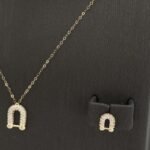 ⁦نصف طقم ذهب أطفال عيار 18 الوزن 1.77 جرام⁩ - الصورة ⁦4⁩