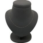 سلسال ذهب عيار 18 الوزن 0.70 جرام تصميم مبروم بسيط