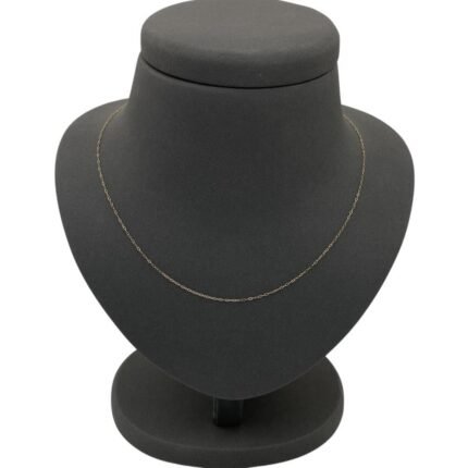 سلسال ذهب عيار 18 الوزن 0.70 جرام تصميم مبروم بسيط