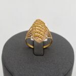 ⁦خاتم ذهب عيار 21 الوزن 2.43 جرام⁩ - الصورة ⁦3⁩