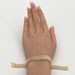 ⁦اسوارة رولكس ذهب عيار 21 وزن 14.75 جم فخامة لا تُقاوم لإطلالة راقية⁩ - الصورة ⁦4⁩