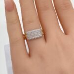 ⁦خاتم ذهب عيار 18 الوزن 3.42 جرام⁩ - الصورة ⁦3⁩