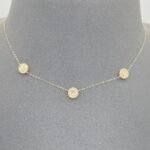 ⁦عقد ذهب عيار 18 الوزن 1.08 جرام⁩ - الصورة ⁦4⁩