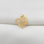 تعليقه حرف ف ذهب عيار 18 الوزن 0.33 جرام