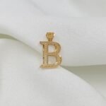 تعلقيه حرف B ذهب عيار 21 -R550018