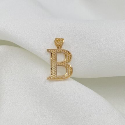 تعلقيه حرف B ذهب عيار 21 -R550018