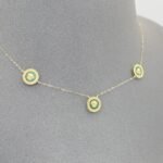 ⁦عقد ذهب عيار 18 الوزن 2.01 جرام⁩ - الصورة ⁦5⁩