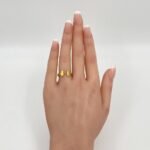 خاتم ذهب عيار 21 الوزن 1.95 جرام