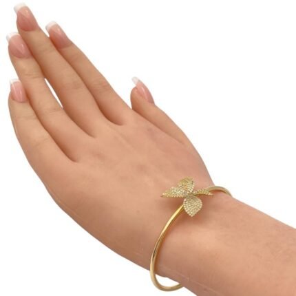 أسورة باكسال ذهب عيار 18 وزن 7.55 جرام مرصعه بفصوص كريستال