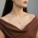 ⁦عقد ذهب عيار 18 الوزن 0.94 جرام⁩ - الصورة ⁦2⁩