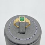 ⁦خاتم ذهب عيار 18 الوزن 1.32 جرام⁩ - الصورة ⁦3⁩