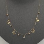 ⁦عقد تشوكر ذهب عيار 18 الوزن 1.30 جرام⁩ - الصورة ⁦3⁩