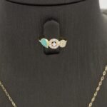 ⁦نصف طقم أطفال ذهب عيار 18 الوزن 2.96 جرام⁩ - الصورة ⁦4⁩