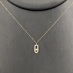 ⁦طقم ذهب عيار 18 الوزن 1.85 جرام⁩ - الصورة ⁦6⁩