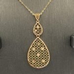 ⁦نصف طقم ذهب عيار 21 الوزن 4.07 جرام⁩ - الصورة ⁦2⁩