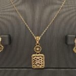 ⁦نصف طقم ذهب عيار 21 وزن 4 جرام بإطلالة ذهبية مميزة⁩ - الصورة ⁦2⁩