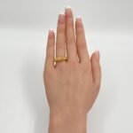 خاتم ذهب عيار 21 الوزن 1.8 جرام