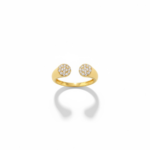 ⁦خاتم ذهب عيار 18 الوزن 2.20 جرام⁩ - الصورة ⁦2⁩