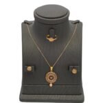 نصف طقم ذهب عيار 21 الوزن 3.65 جرام