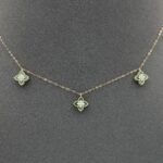 ⁦عقد ذهب عيار 18 الوزن 1.27 جرام⁩ - الصورة ⁦4⁩