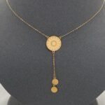 ⁦عقد ذهب عيار 21 الوزن 0.95 جرام⁩ - الصورة ⁦2⁩