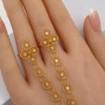 ⁦كف ذهب عيار 21 الوزن 10.73 جرام⁩ - الصورة ⁦3⁩