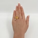 خاتم ذهب عيار 21 الوزن 3.34 جرام