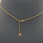 ⁦عقد ذهب عيار 18 الوزن 1.87 جرام⁩ - الصورة ⁦5⁩