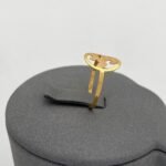 ⁦خاتم ذهب عيار 21 الوزن 0.70 جرام⁩ - الصورة ⁦2⁩