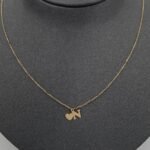 ⁦حرف N ذهب عيار 18 الوزن 1.75 جرام⁩ - الصورة ⁦5⁩