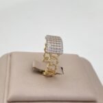 ⁦خاتم ذهب عيار 18 الوزن 3.42 جرام⁩ - الصورة ⁦2⁩