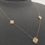 ⁦عقد تشوكر ذهب عيار 18 الوزن 1.43 جرام⁩ - الصورة ⁦4⁩