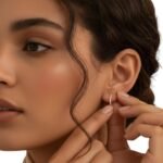 حلق طبي ذهب عيار 18 الوزن 0.37 جرام